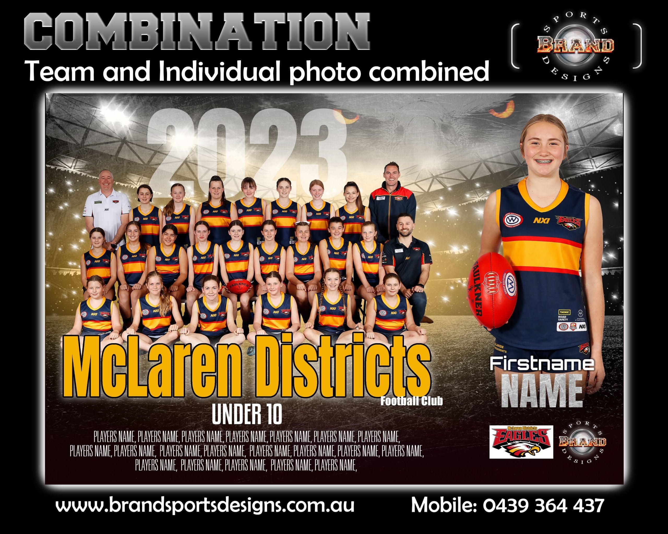 Mclaren Districts Football - Combination | Brand Sports Designs